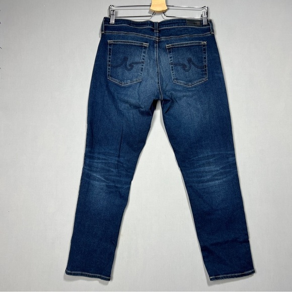 AG Adriano Goldschmied Prima Cigarette Crop Jeans Women’s 31 Blue Mid Rise Denim - Picture 10 of 14